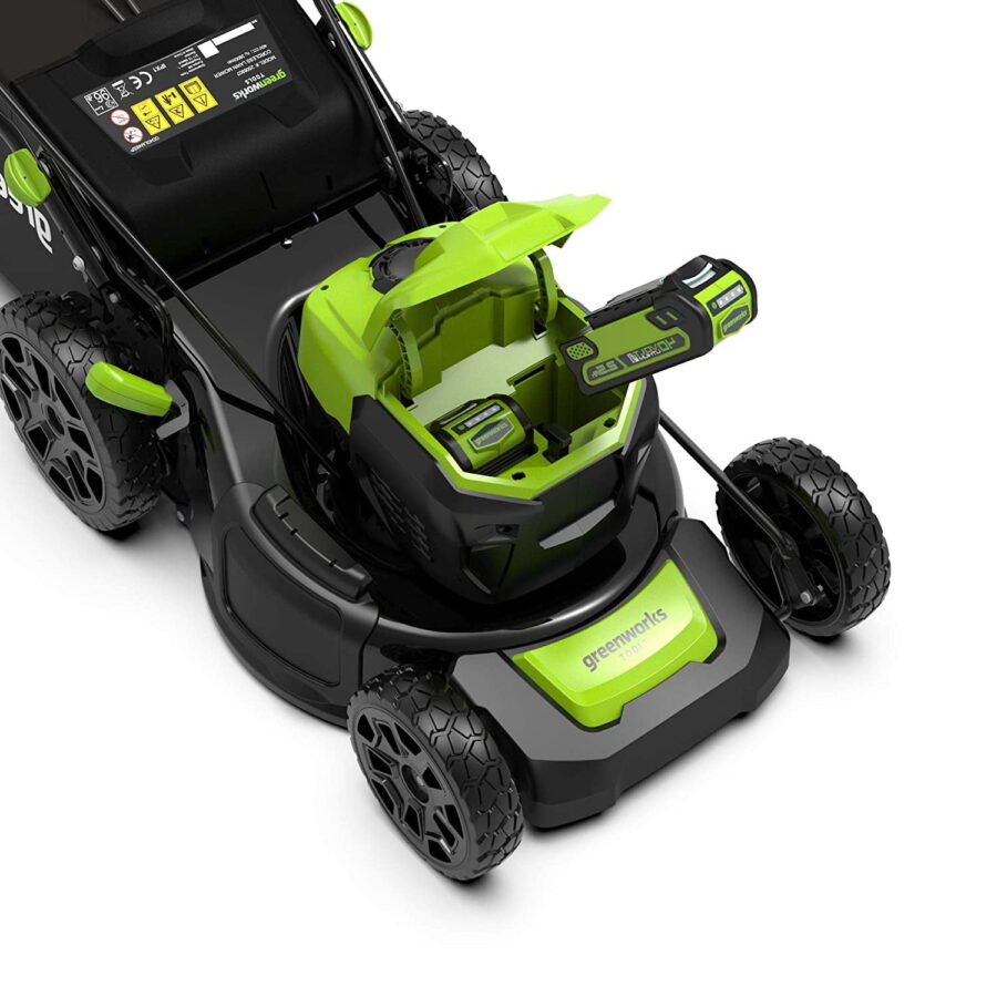 Cortacesped de bateria GREENWORS GD60LM51SP.