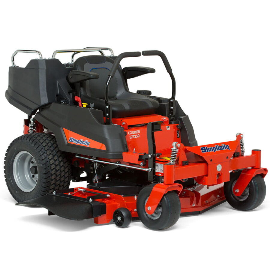 TRACTOR CORTACESPED GIRO 0 SIMPLICITY COURIER SZT350. - Imagen 2