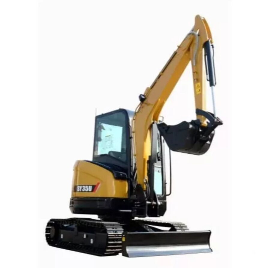 Mini excavadora profesional SANY SY35U. - Imagen 2