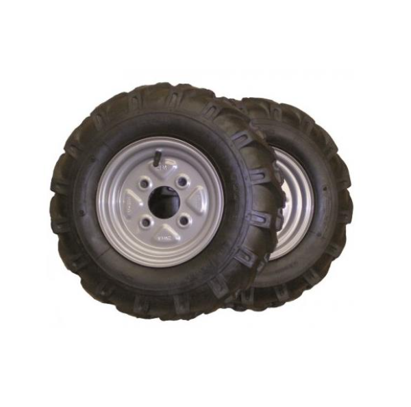 KIT 2 RUEDAS NEUMATICAS 4.00-8 VG AGRO HS-001-A.