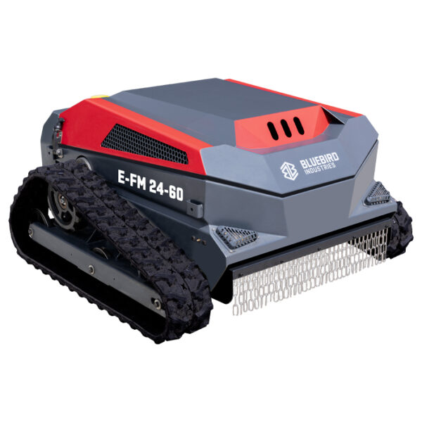 DESBROZADORA DE ORUGAS A BATERIA BLUEBIRD E-FM 24-60.